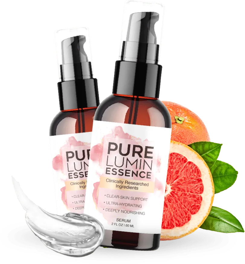 Pure Lumin Essence label overlay